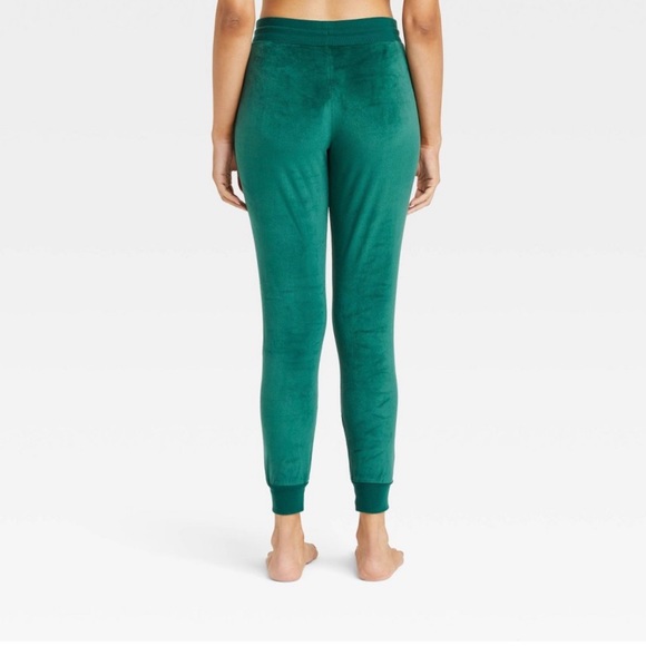 NWT Stars Above Women’s Cozy Green Fleece Lounge Jogger Pants - Picture 9 of 12